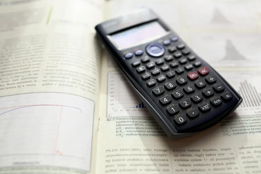 Student studying IGCSE maths